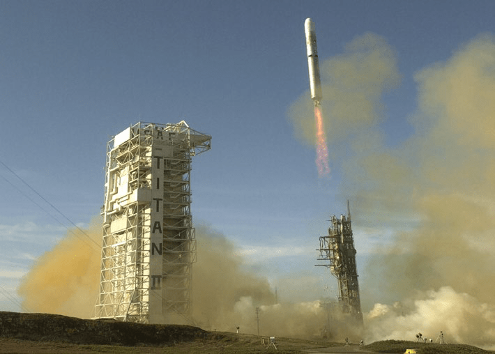 Titan II Launch Using a Hydrazine-Based Propulsion System 