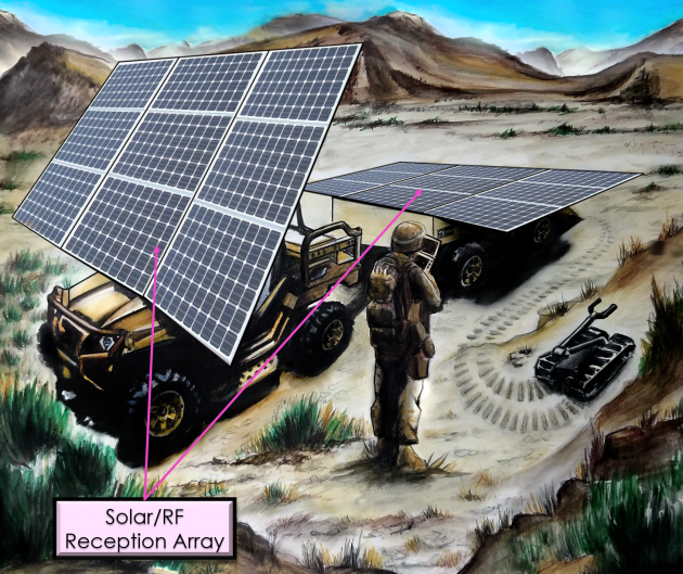 Figure 11: Operator Commands Mbot to Deploy R-Dbot to Neutralize the Threat (Source: Victoria Baker, NSWC Crane Division).