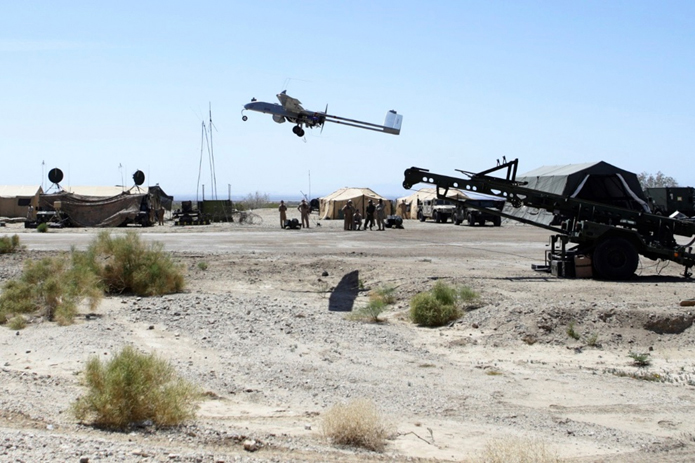 Figure 1: RQ-7B Shadow Launch During Exercise (U.S. Marine Corps photo by Chief Warrant Officer 2 Jorge Dimmer).