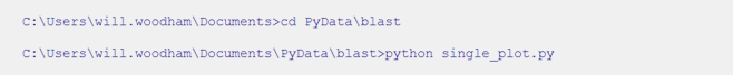 Figure 9: Running single_plot.py.