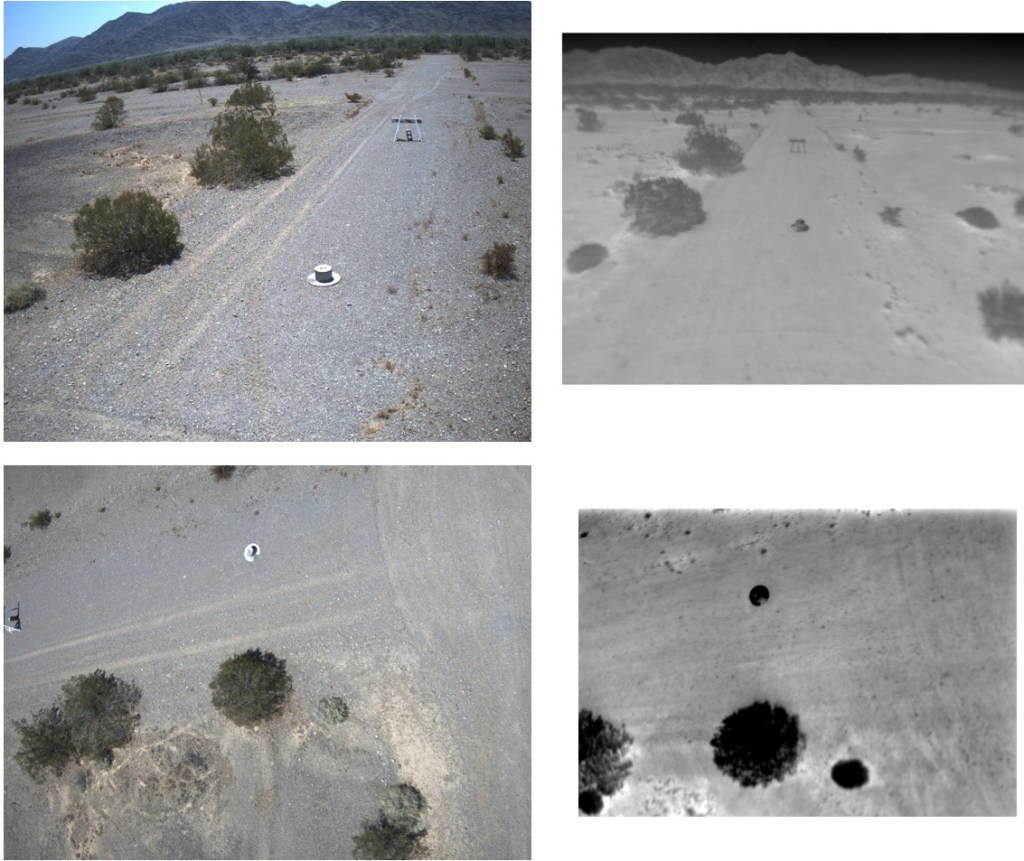 Army researchers employ various sensor platforms via air and ground-vehicle equipped with high-definition electro-optical cameras, long-wave infrared and a GPS inertial navigation system. (U.S. Army)