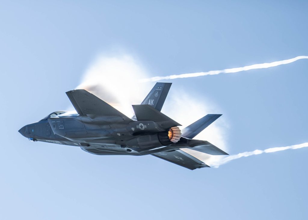 F-35A Lightning II at Arctic Lightning Air Show