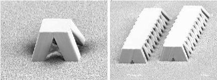 Figure 2. Previously Demonstrated Complex 3-D MEMS Structures Which Can Be Used for Microbolometers (Source: Yoon et al. [10]).