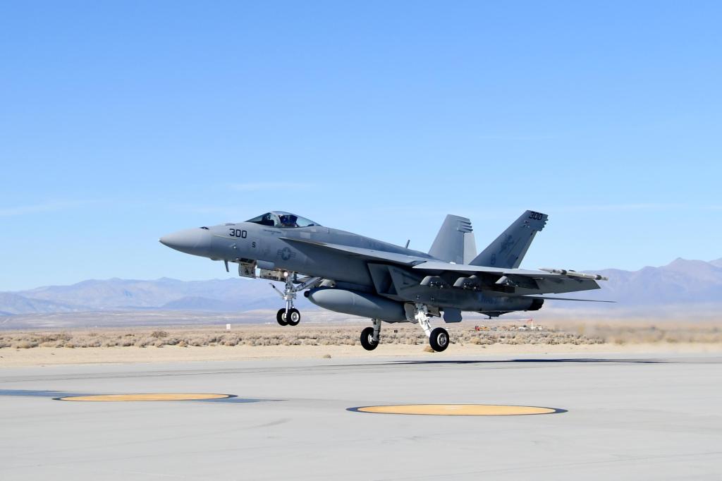 The U.S. Navy has declared initial operational capability for the F/A-18 E/F Infrared Search and Track Block II system. (U.S. Navy photo by Katie Archibald)