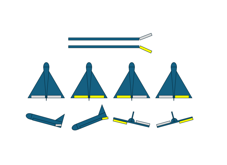 A Diagram of Elevons That May Be Used on Hypersonic Weapon Systems