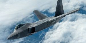 Raptor Refuels over Fairchild