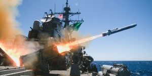 USS Fitzgerald (DDG 62) conducts the first demonstration firing of a Naval Strike Missile from a U.S. Navy destroyer during RIMPAC.