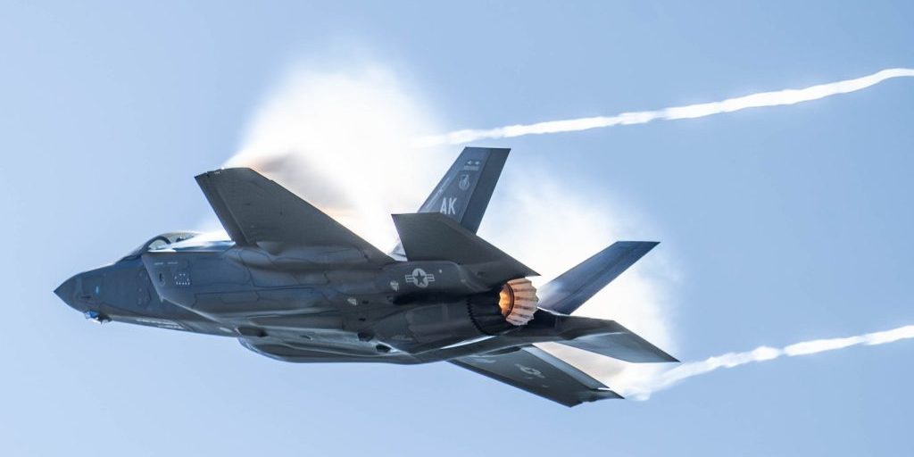 F-35A Lightning II at Arctic Lightning Air Show