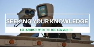 Sensors on a military vehicle