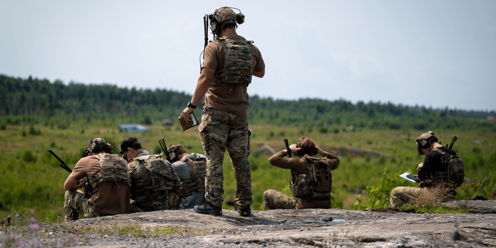 U.S. Navy Special Operators conduct training.