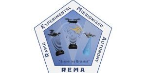 Pentagon shape with images of drones in it and the text "Rapid Experimental Missionized Autonomy"