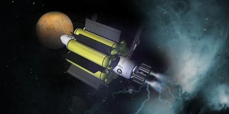 SPARC NTI image plasma thruster in space