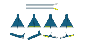 A Diagram of Elevons That May Be Used on Hypersonic Weapon Systems