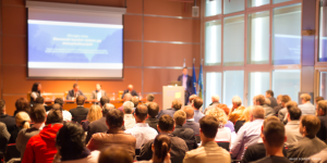 people in a conference room meeting