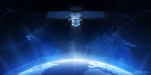 satellite over Earth